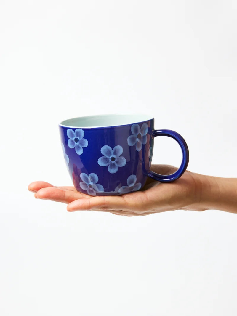 JONES & CO Chino Mug DAISY NAVY