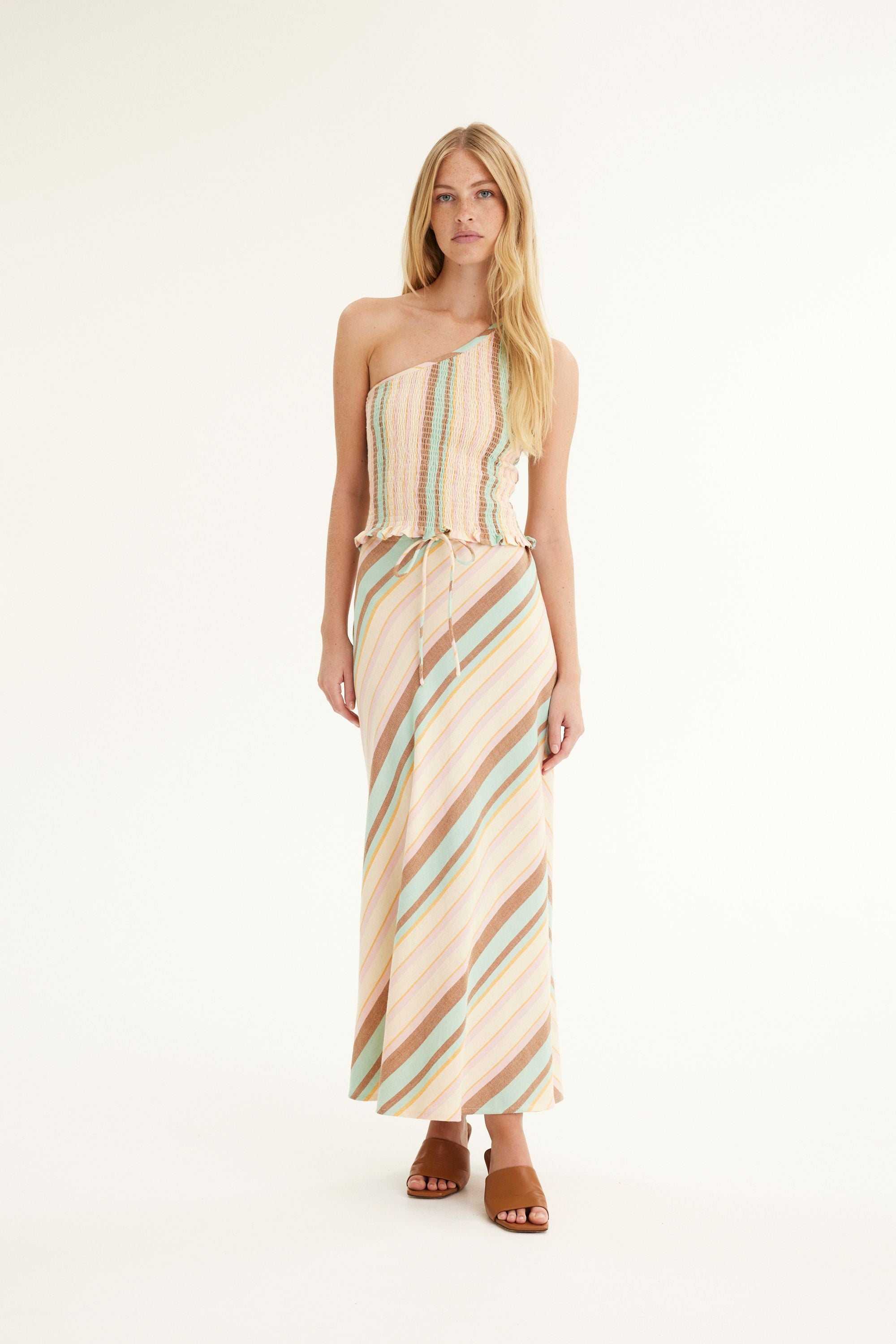 SUMMERY Imana Skirt OCEAN WAVE