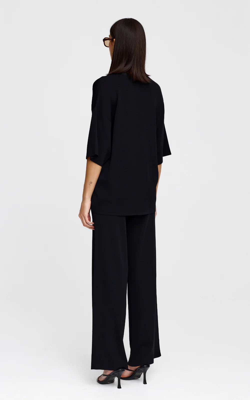 KINNEY Camden Knit Tee BLACK