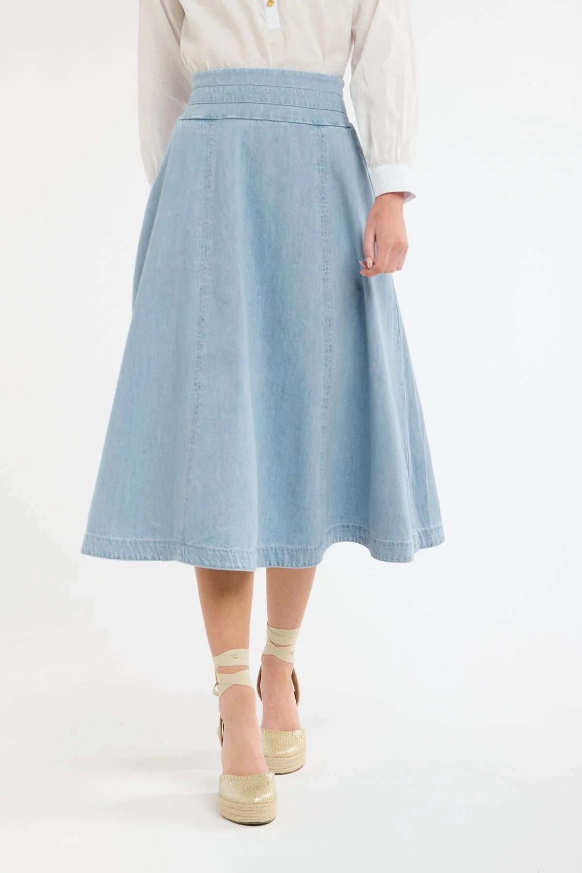 365 DAYS Dakota Denim Skirt LIGHT WASH