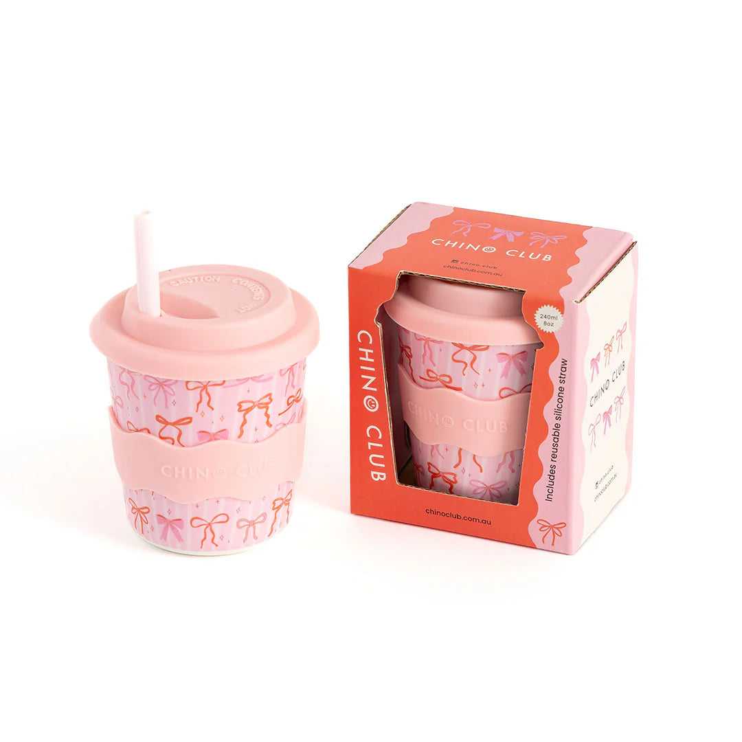 CHINO CLUB Kids Keep Cup 8oz BOWS