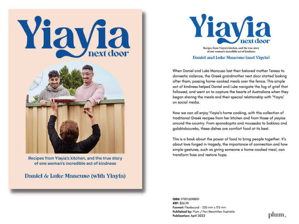 Yiayia Next Door: Recipes from Yiayia's Kitchen