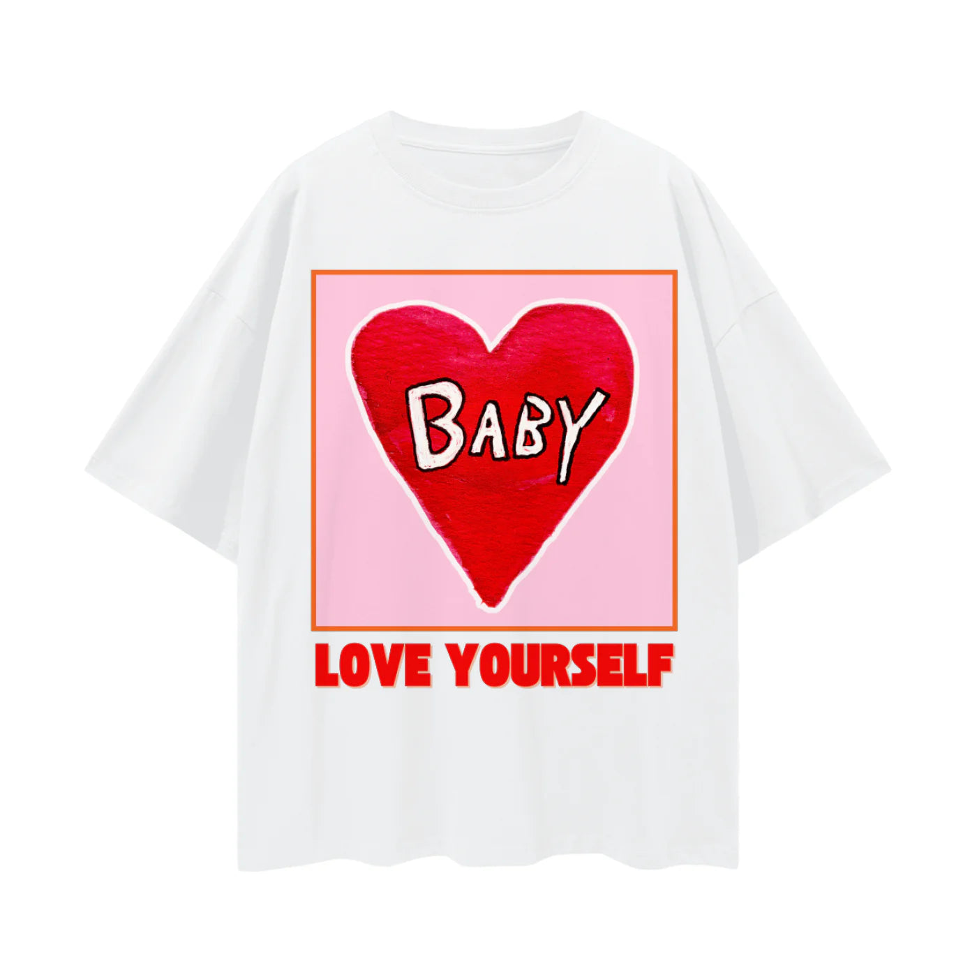 MAKU Baby, Love Yourself Tee WHITE