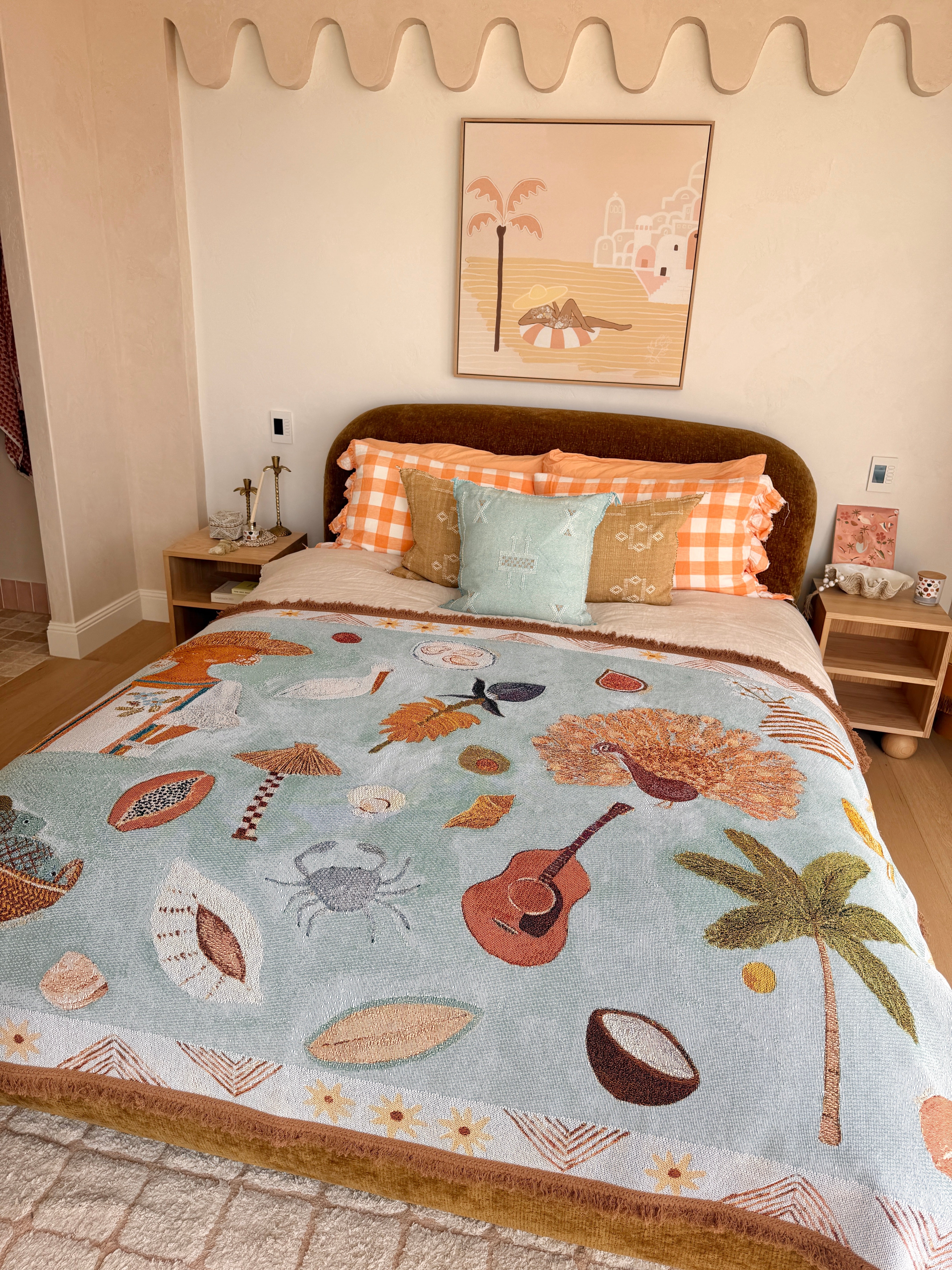 GOOD THROW CO Art Throw Rug SUMMER LOVIN