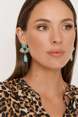 AD Drop Event Earrings TURQUOISE