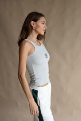 ARAMINTA Monogram Tank GREY MARLE