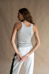 ARAMINTA Monogram Tank GREY MARLE