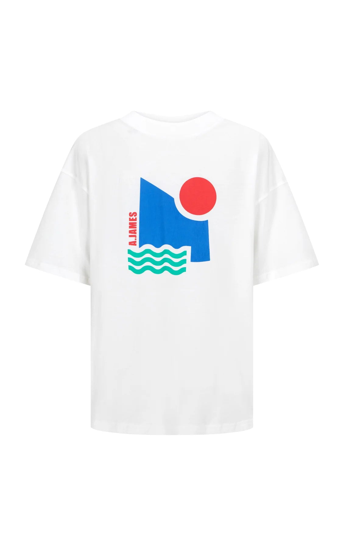 ARAMINTA JAMES Sun Oversized Tee WARM WHITE