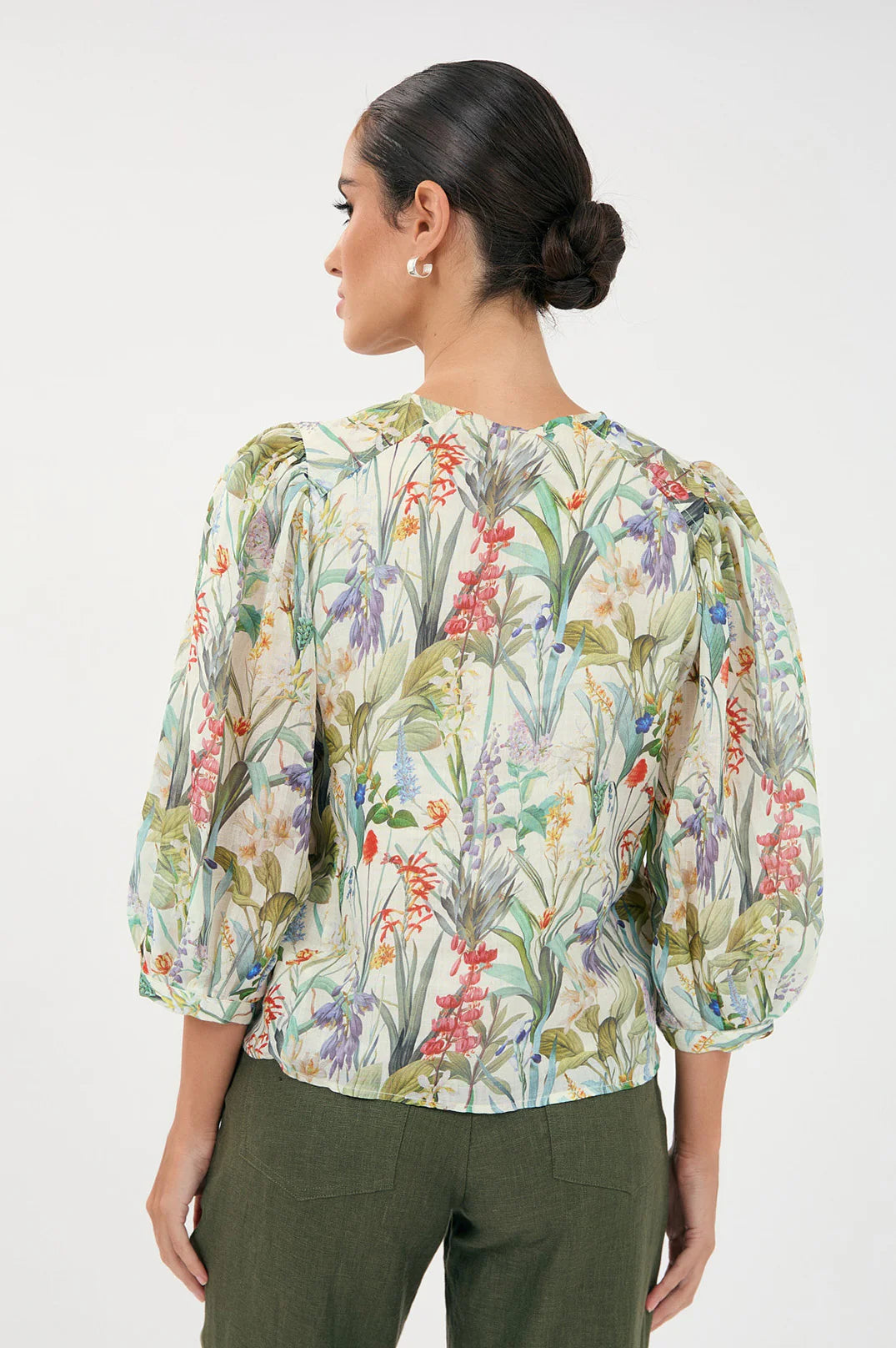 Lauren Floral 3/4 Sleeve Blouse