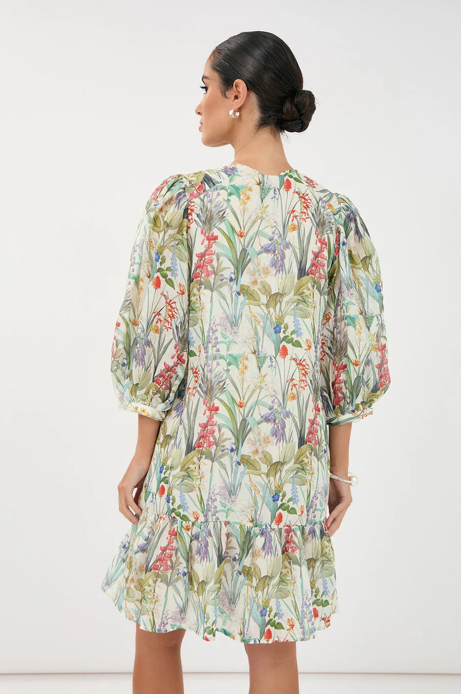 Lauren Floral Ramie Dress