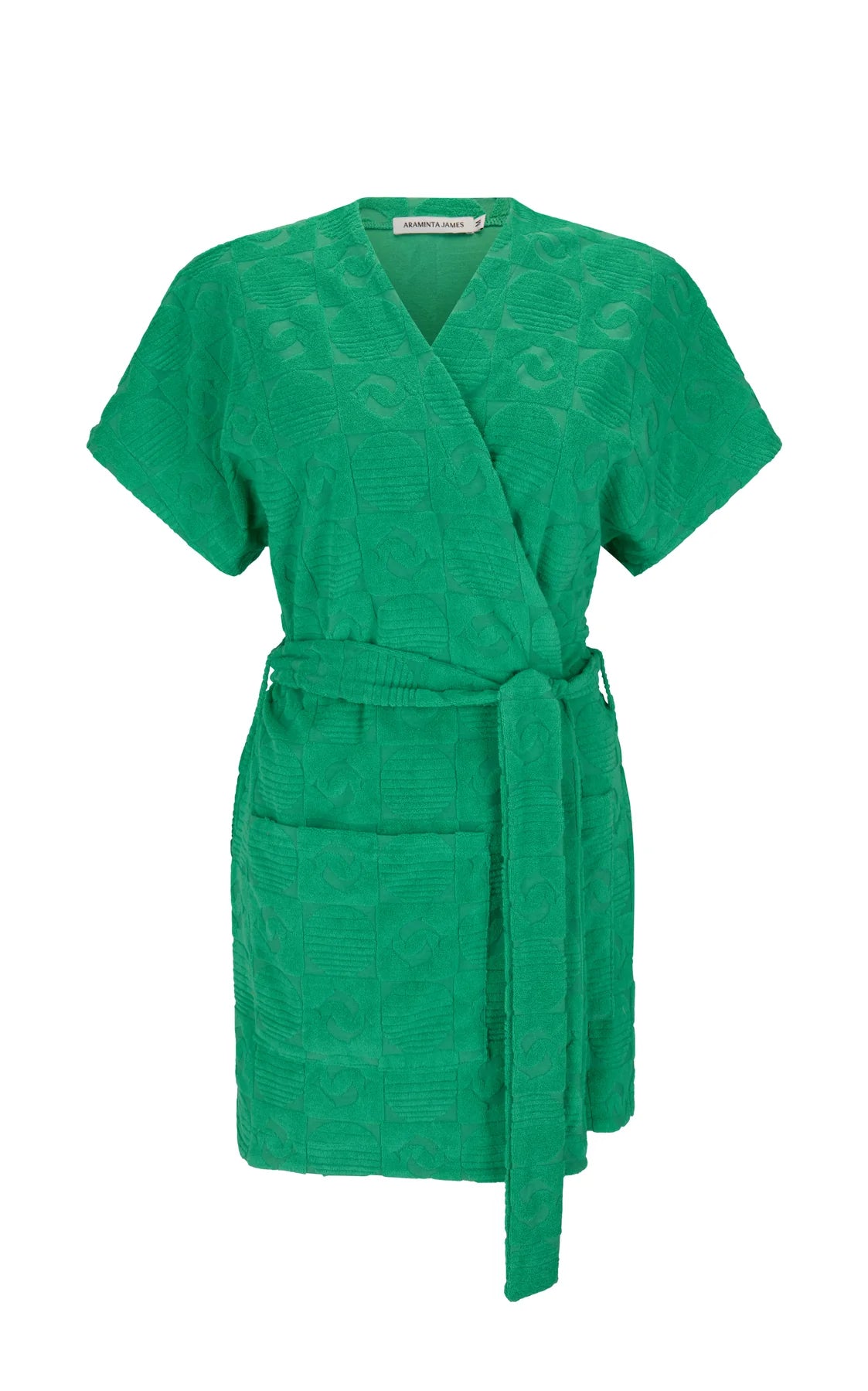 ARAMINTA Cruise Dolphin Kimono TROPICAL GREEN