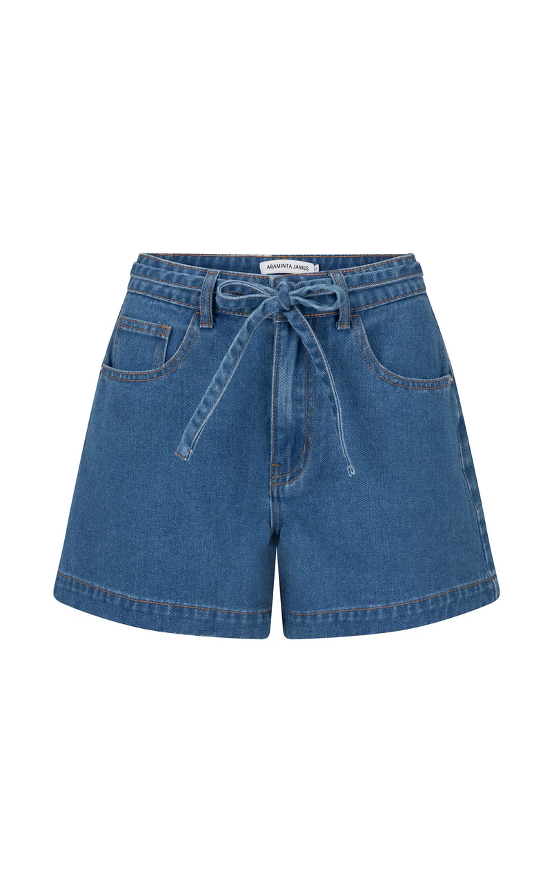 ARAMINTA Jolie Denim Short DARK BLUE