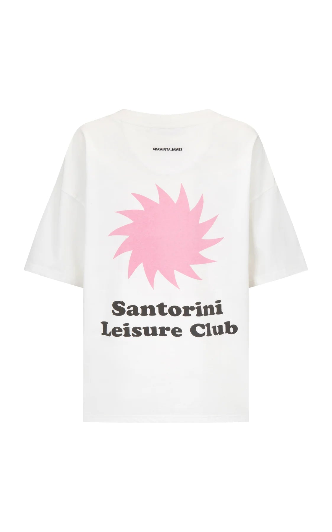 AJ Santorini Oversized Tee Warm White