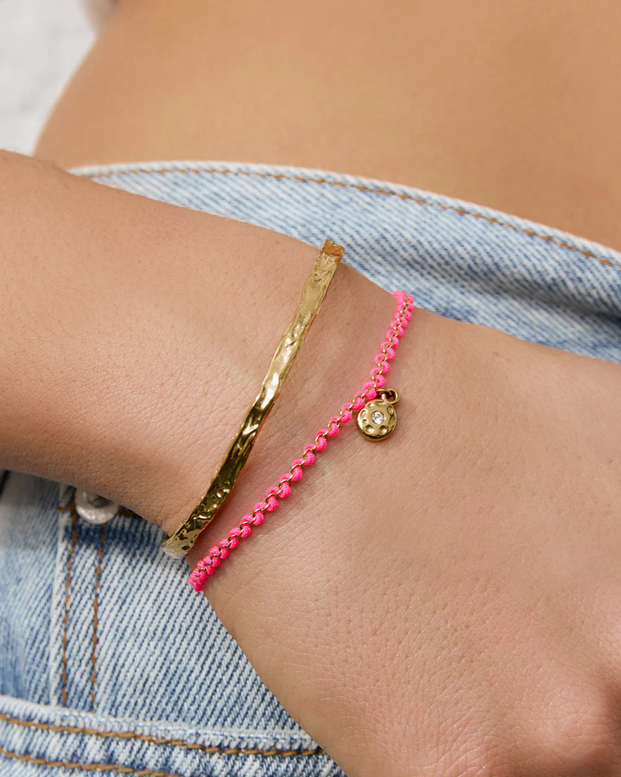Arms of Eve Lacey Bracelet FLAMINGO