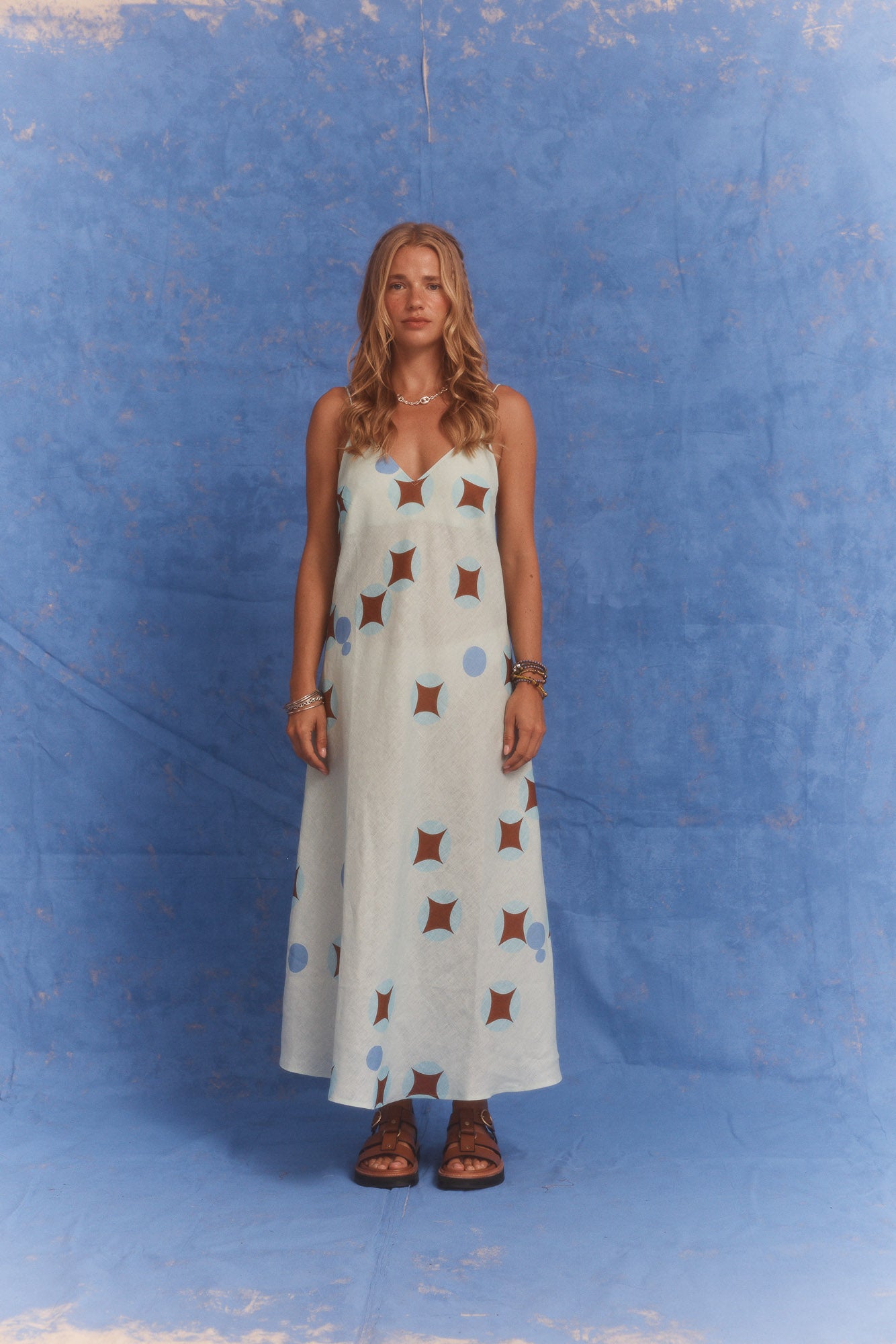 KINGA CSILLA Aquarius Daje Slip Dress