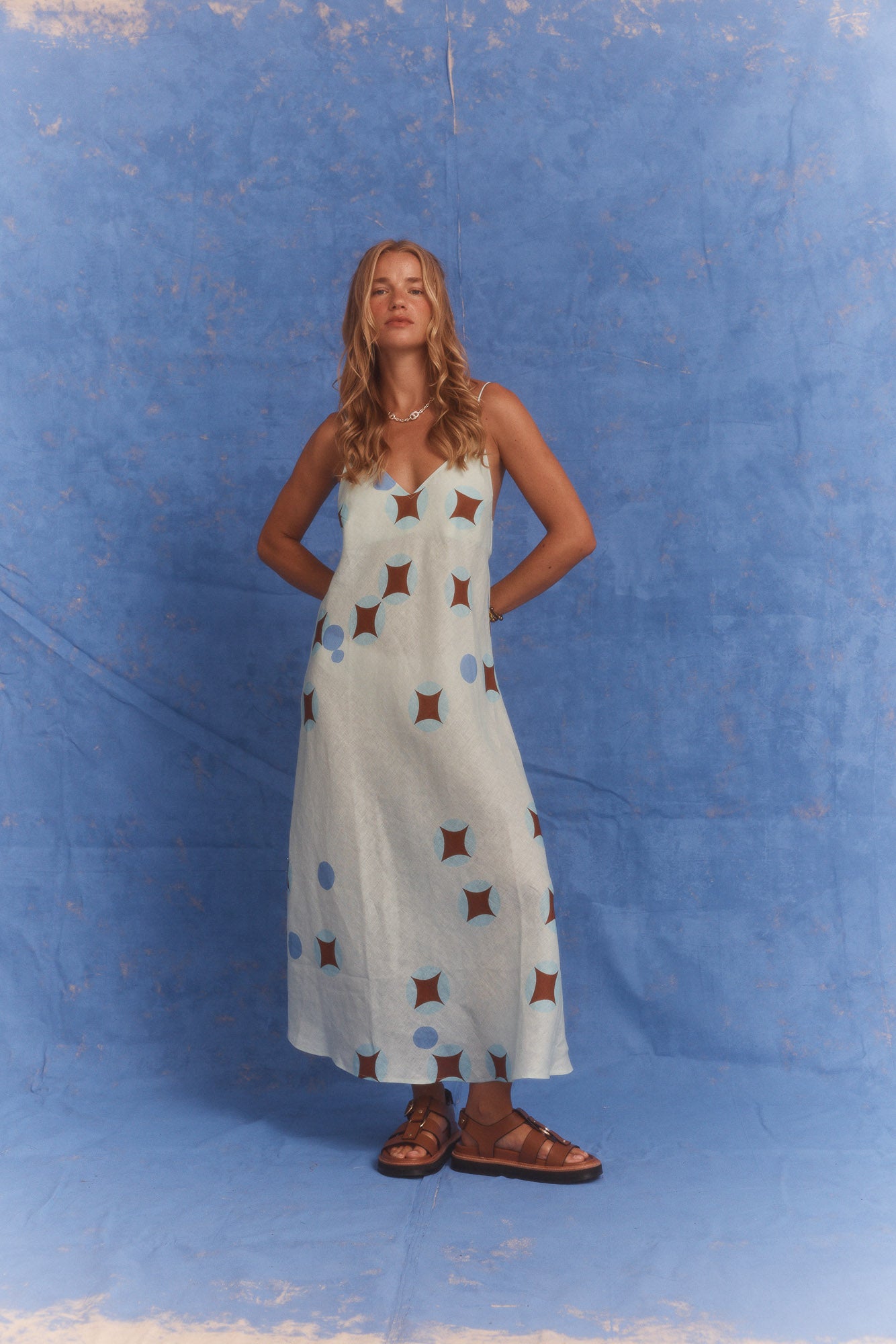 KINGA CSILLA Aquarius Daje Slip Dress