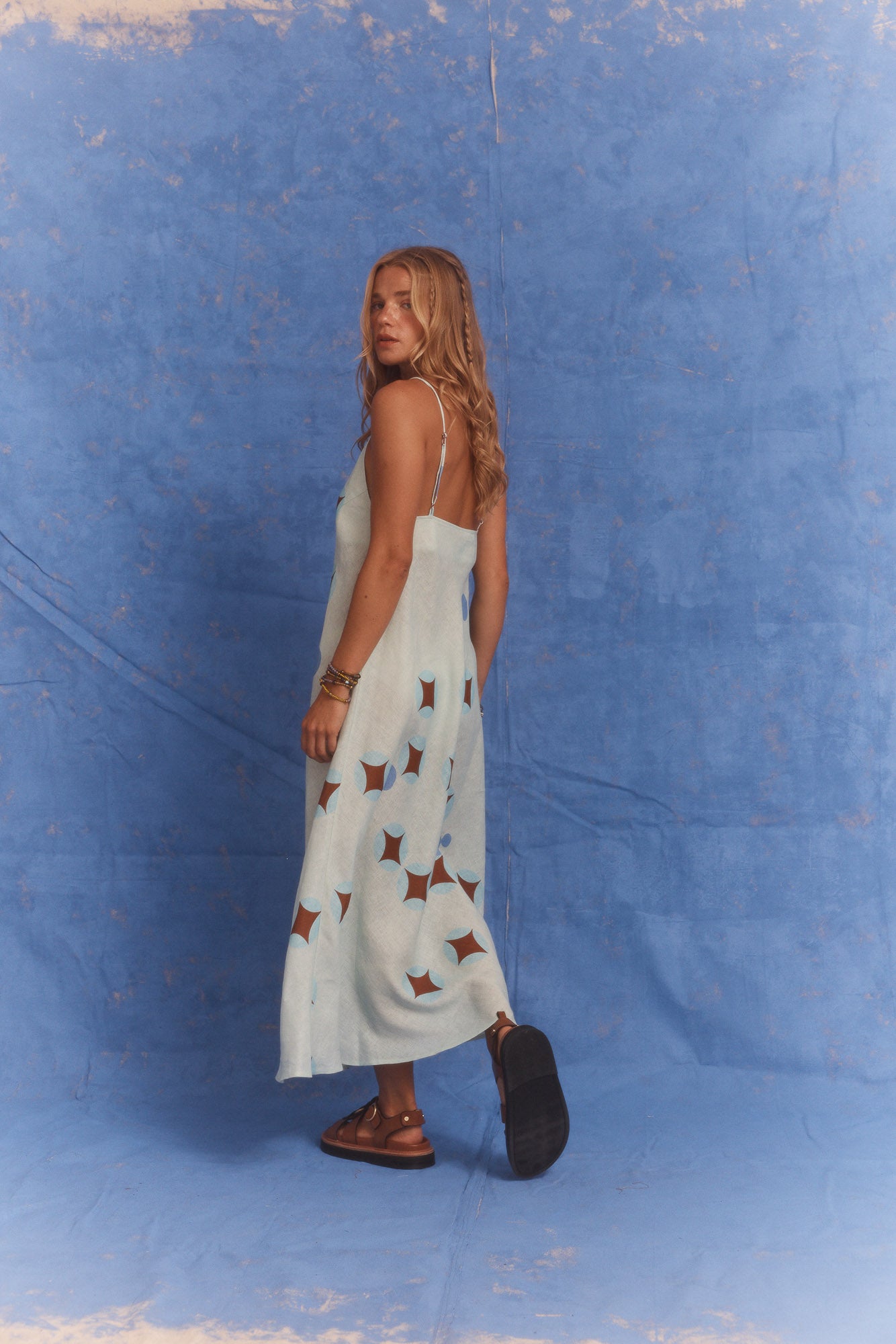 KINGA CSILLA Aquarius Daje Slip Dress