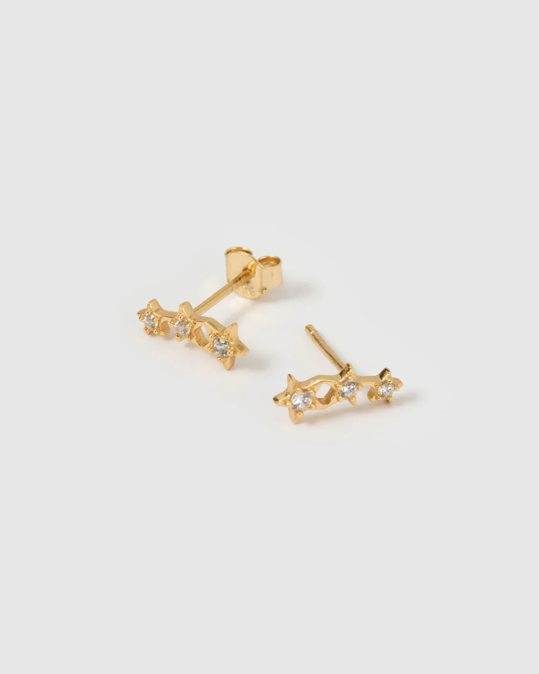 Arms of Eve Astra Triple Star Earrings