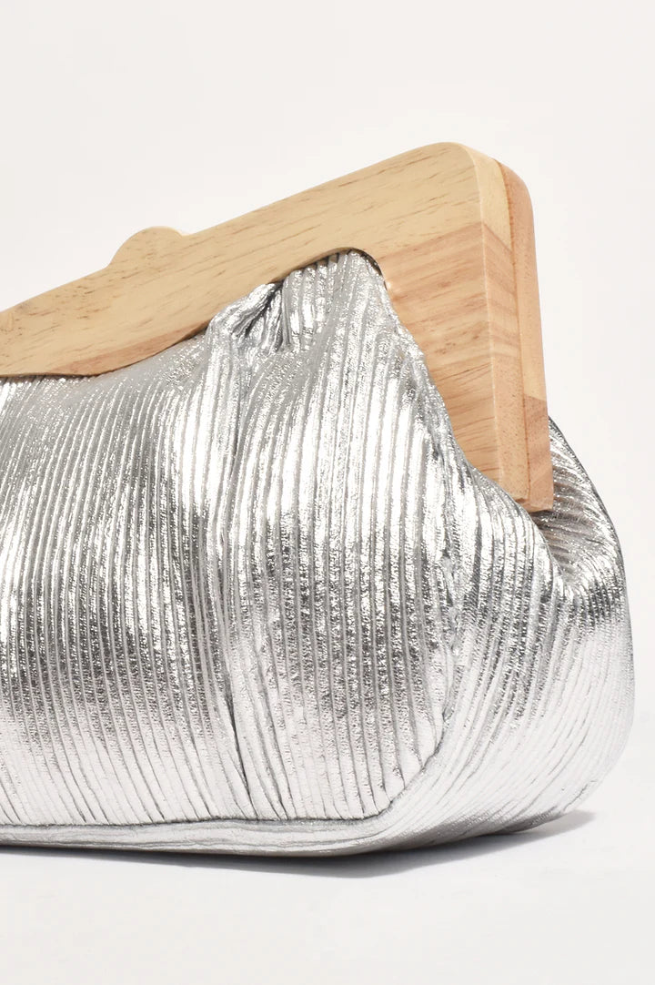 AD Mira Metallic Clutch SILVER