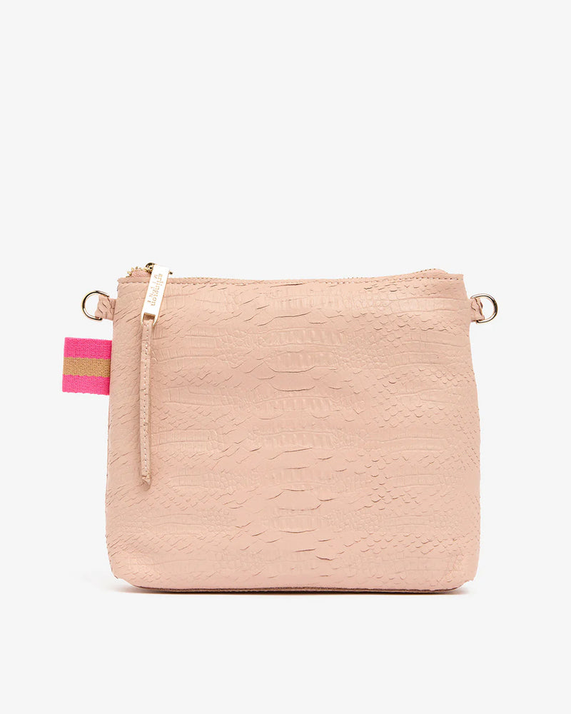 ARLINGTON Alexis Crossbody BLUSH SNAKE