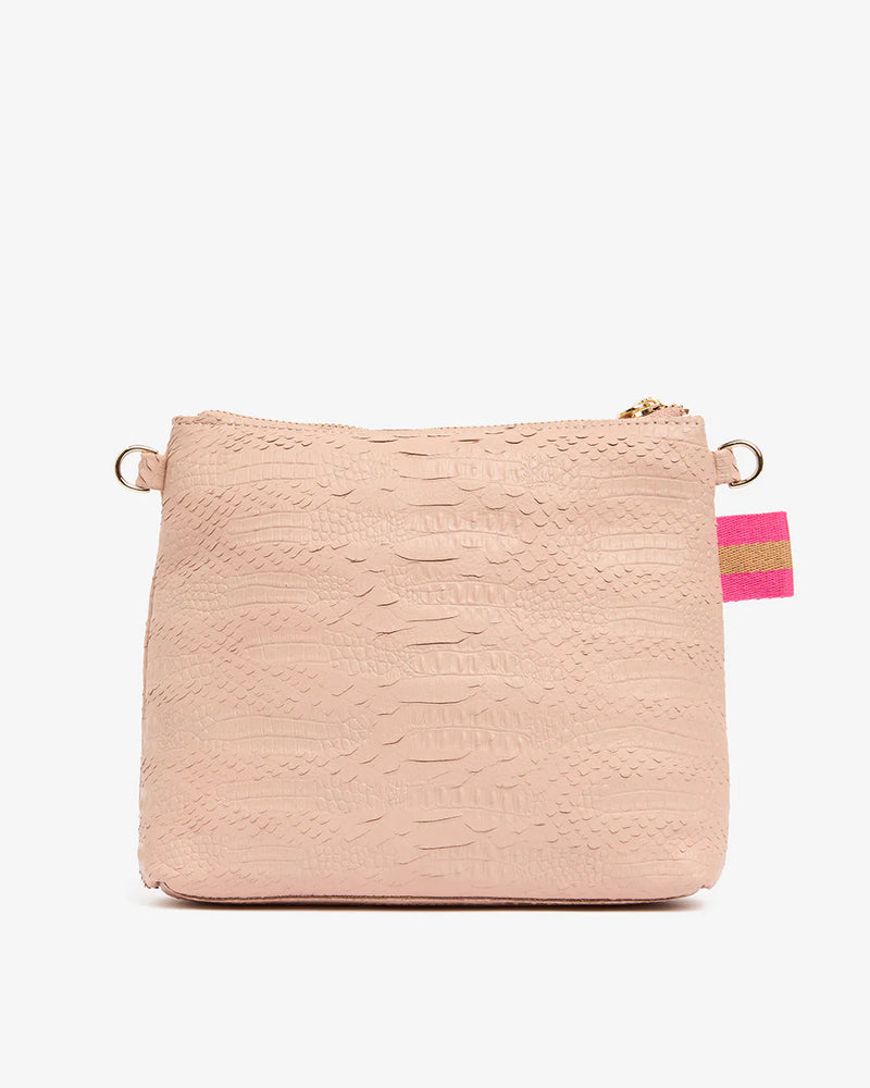 ARLINGTON Alexis Crossbody BLUSH SNAKE