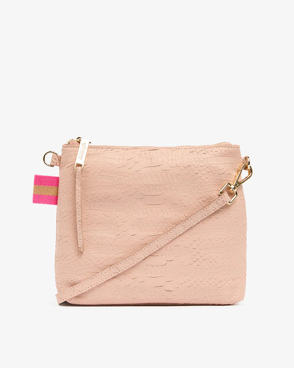 ARLINGTON Alexis Crossbody BLUSH SNAKE