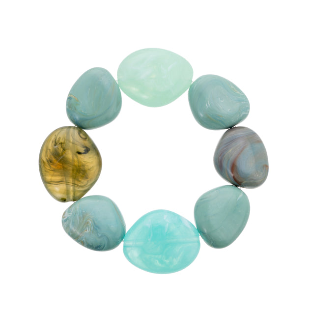 DINO Stretch Resin Bangle GREEN