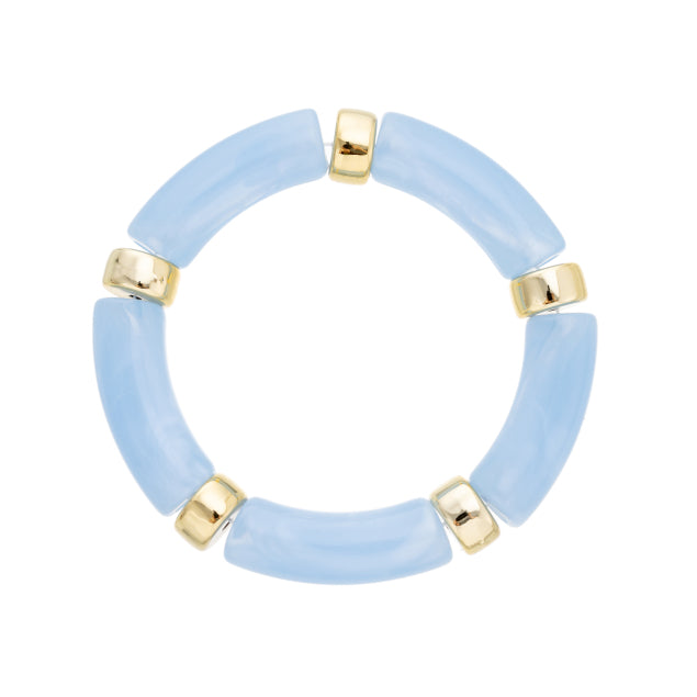 BIJOUX Stretch Resin Bangle BLUE