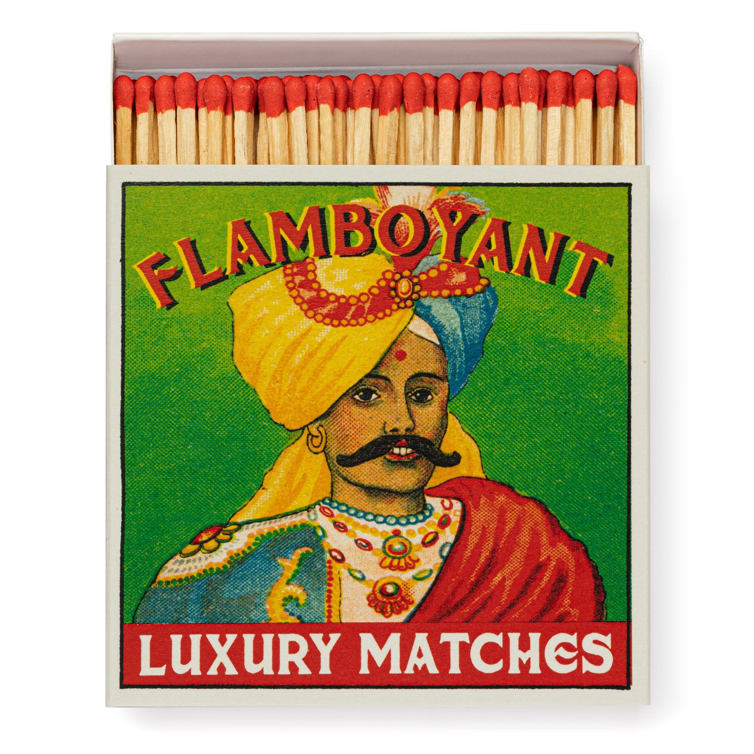 ARCHIVIST Square Box Matches MR FLAMBOYANT