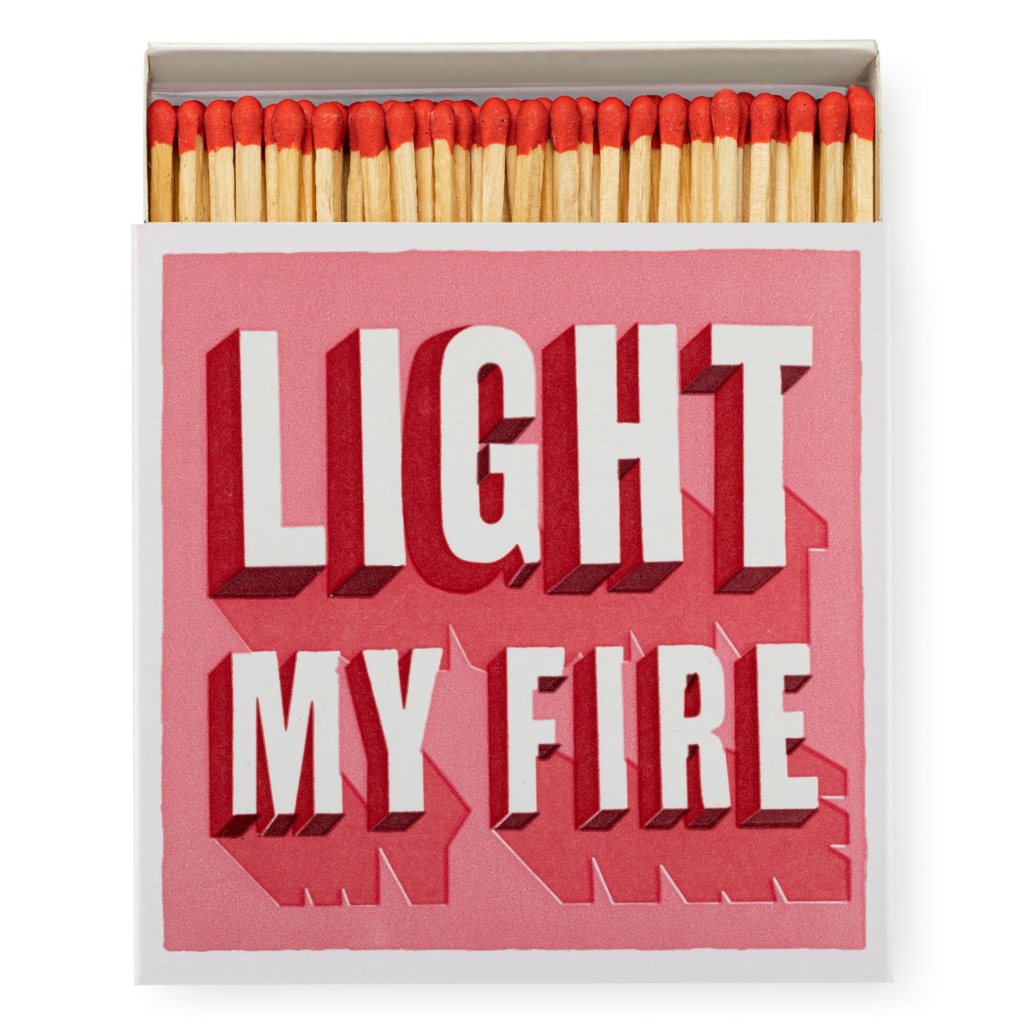 ARCHIVIST Square Box Matches LIGHT MY FIRE
