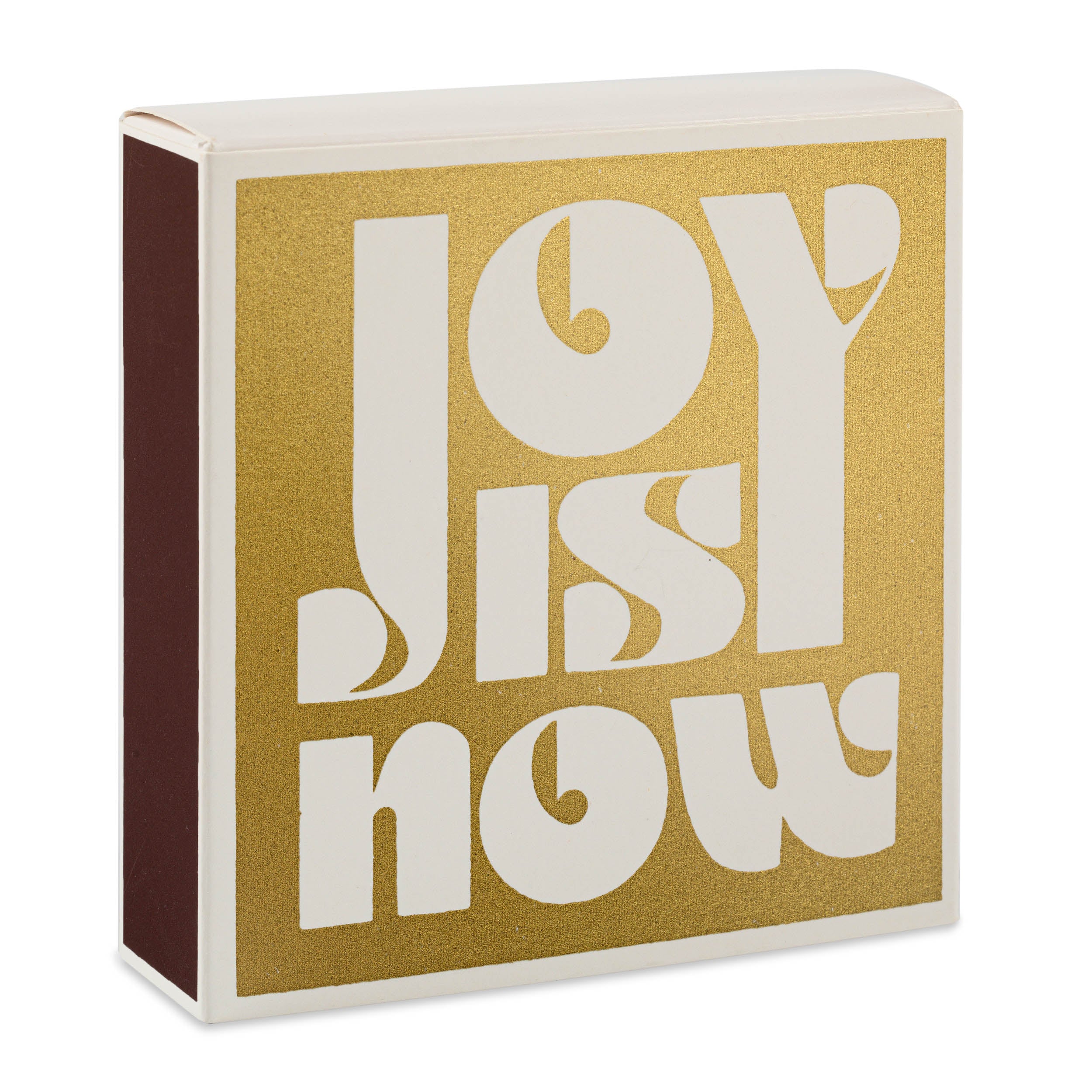 ARCHIVIST Square Box Matches JOY IS NOW