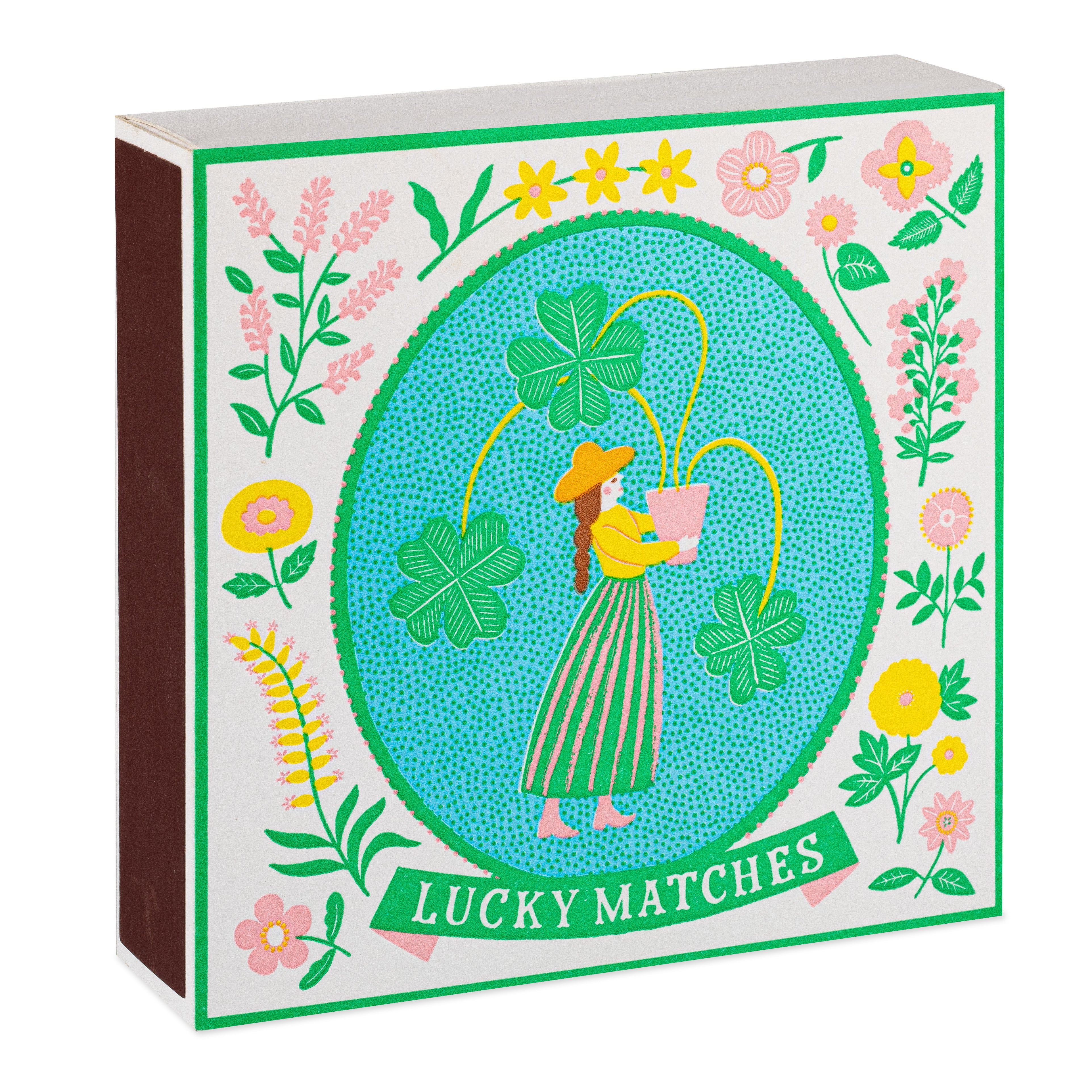 ARCHIVIST Square Box Matches LUCKY