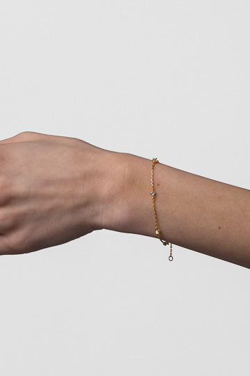 LIBERTE Nico Bracelet GOLD CLEAR