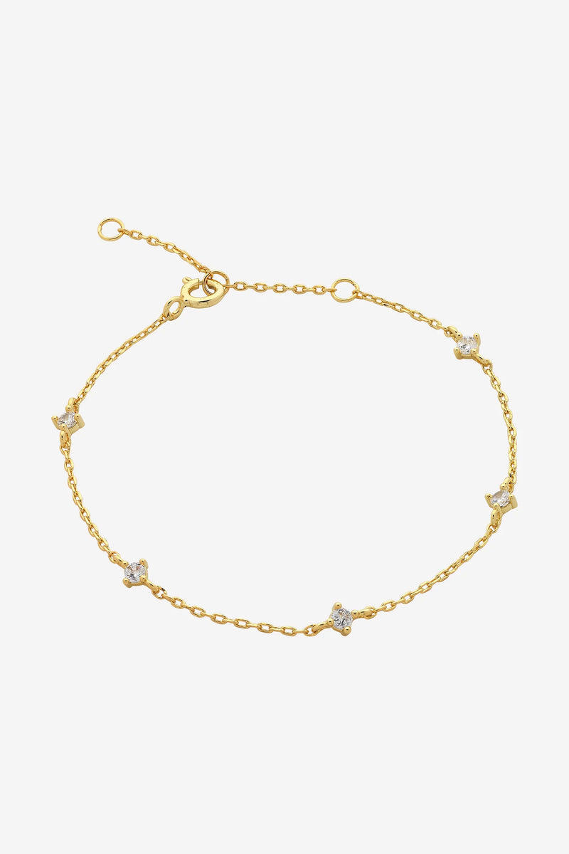 LIBERTE Nico Bracelet GOLD CLEAR