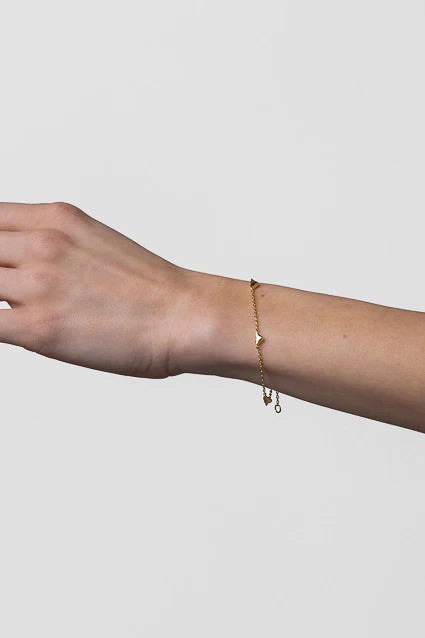 LIBERTE Mariel Heart Bracelet GOLD