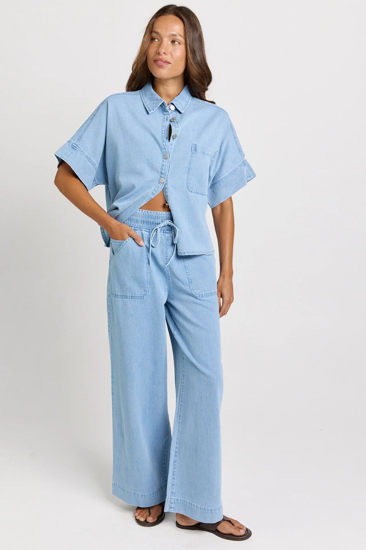 BETTY BASICS Saffra Relax Jean MEDIUM WASH