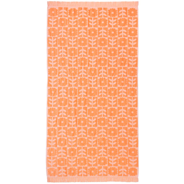 BAMBURY Hilo Beach Towel BLOOM PEACH