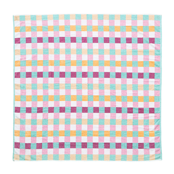 BAMBURY Beach Blanket SORBET CHECK