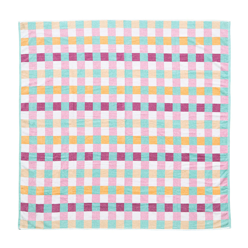 BAMBURY Beach Blanket SORBET CHECK