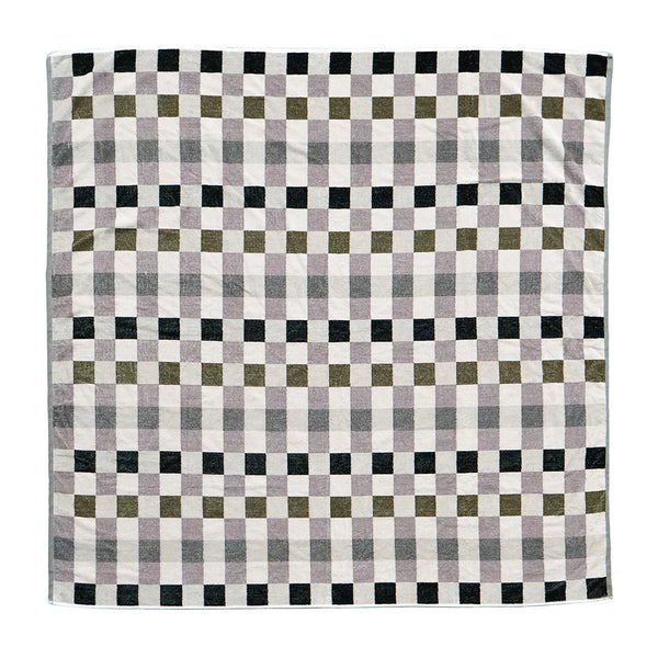 BAMBURY Beach Blanket TRUFFLE CHECK