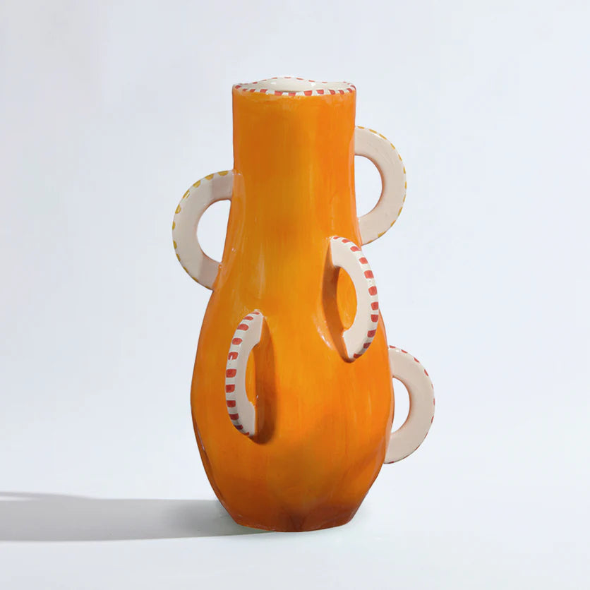 KAS Cabana Vase Large ORANGE