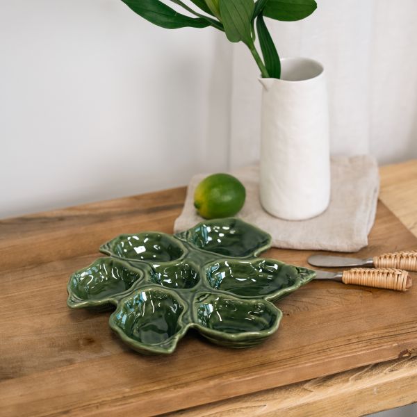 Alba Oyster Plate GREEN