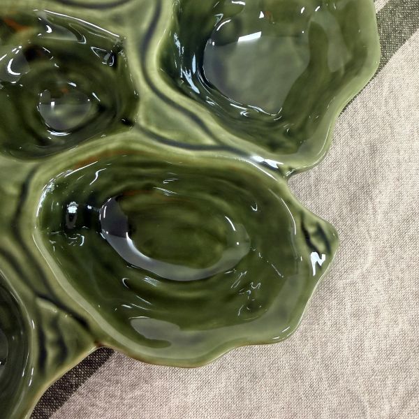 Alba Oyster Plate GREEN