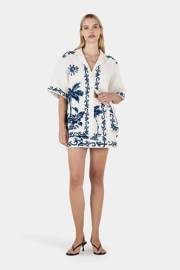 HANSEN & GRETEL Bodhi Shirt BLUE HAWAII