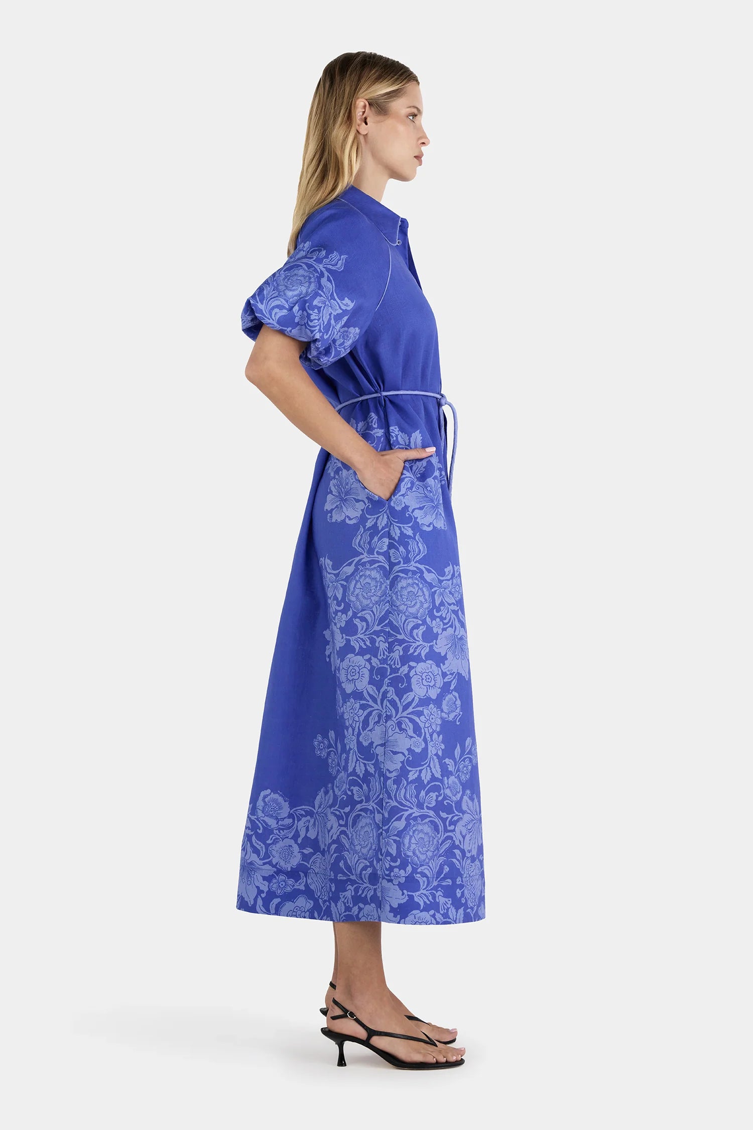 HANSEN & GRETAL Brioni Midi Dress BAJA BLOOM