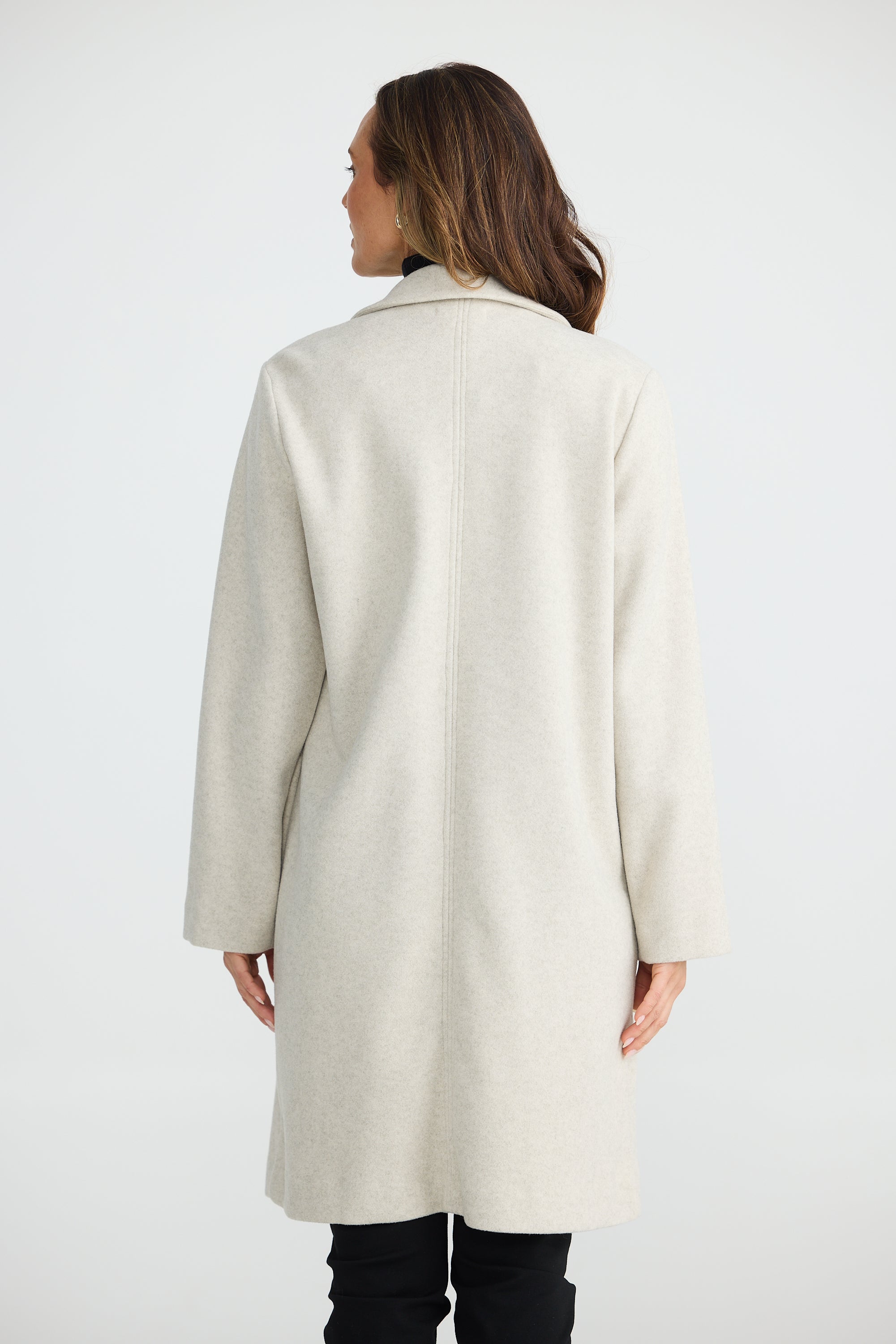 BRAVE & TRUE Bella Coat OAT MARLE