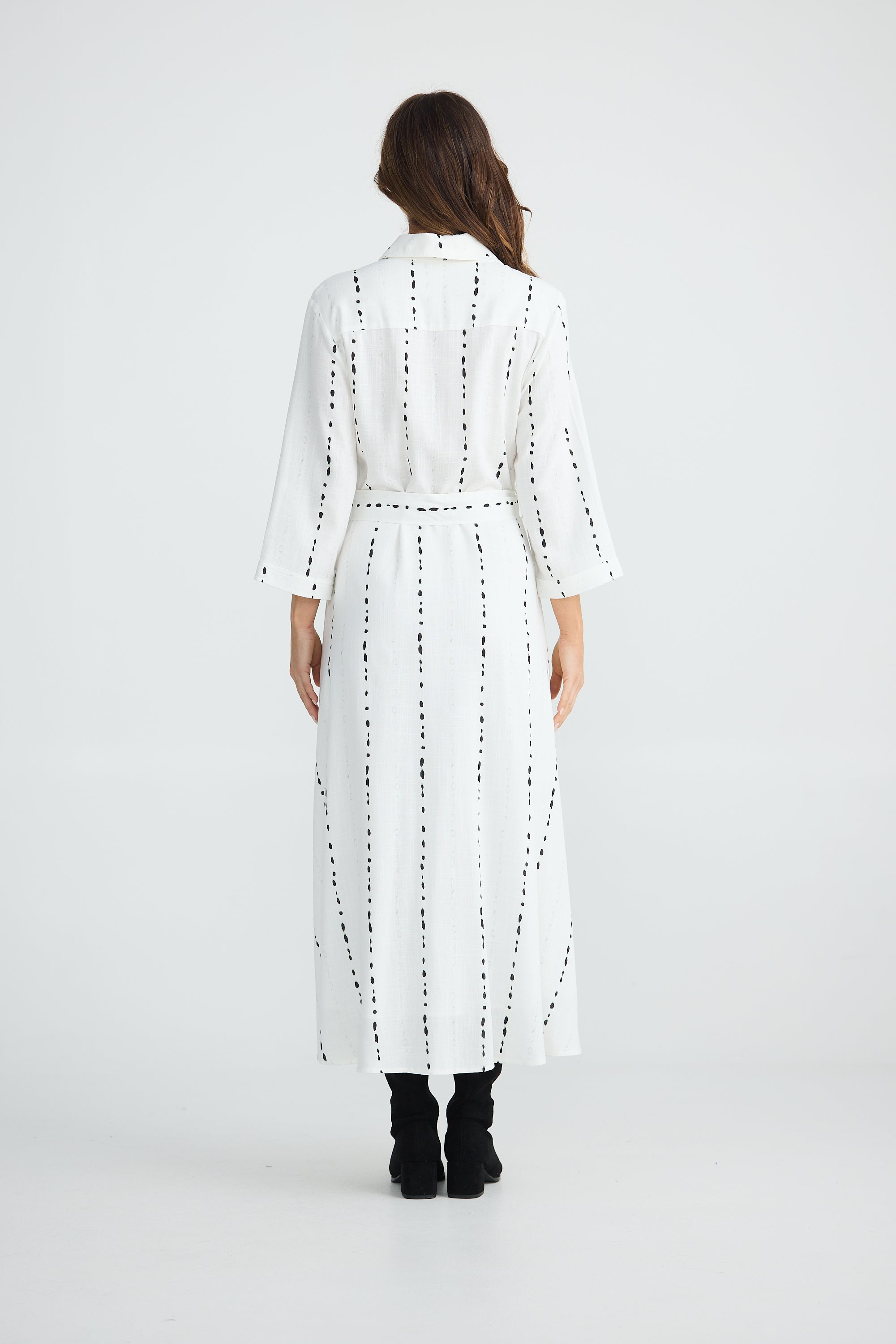 BRAVE & TRUE Rossellini Dress BLURRED LINES