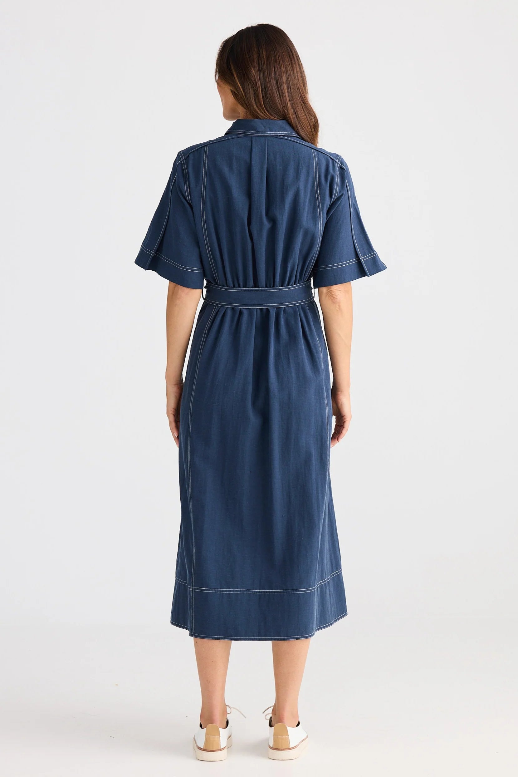 BRAVE & TRUE Leo Dress Navy