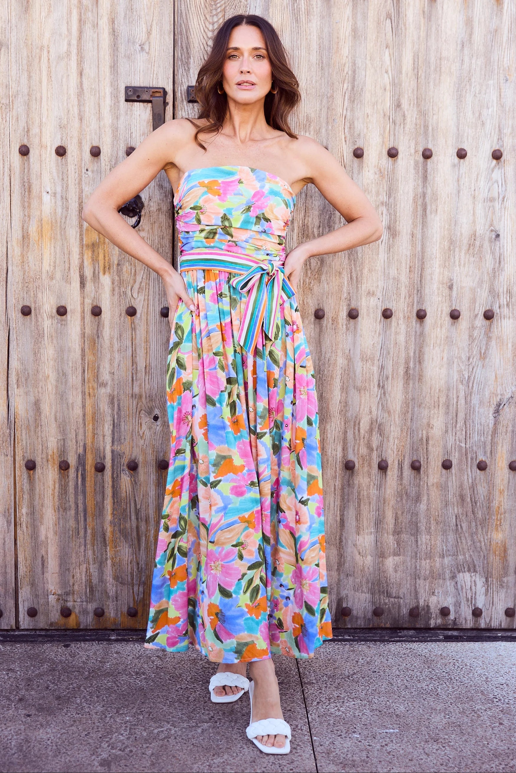 BRAVE & TRUE Avalon Dress ELECTRIC BLOOM