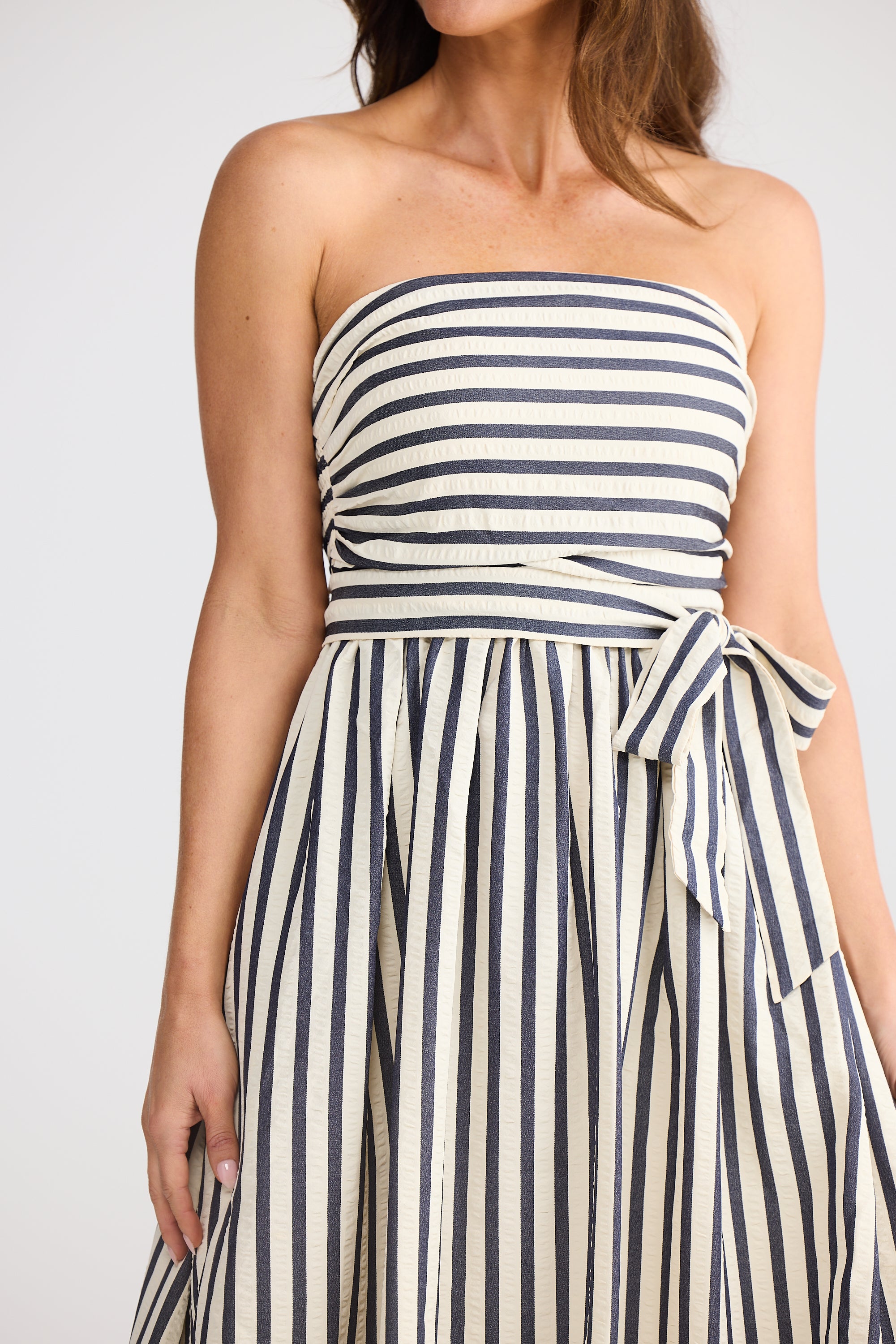 BRAVE & TRUE Avalon Dress NAVY STRIPE